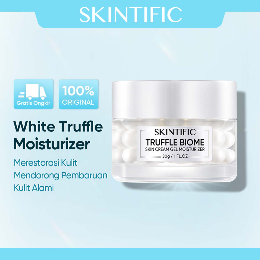 [BPOM 100% Ori] SKINTIFIC Truffle Biome Skin Cream Gel Moisturizer 30g Pelembab wajah Facial Cream Krim Wajah Skintific Moisturizer Biome Truffle Skintific Biome Skintific Truffle Cream Reborn Gel Wajah