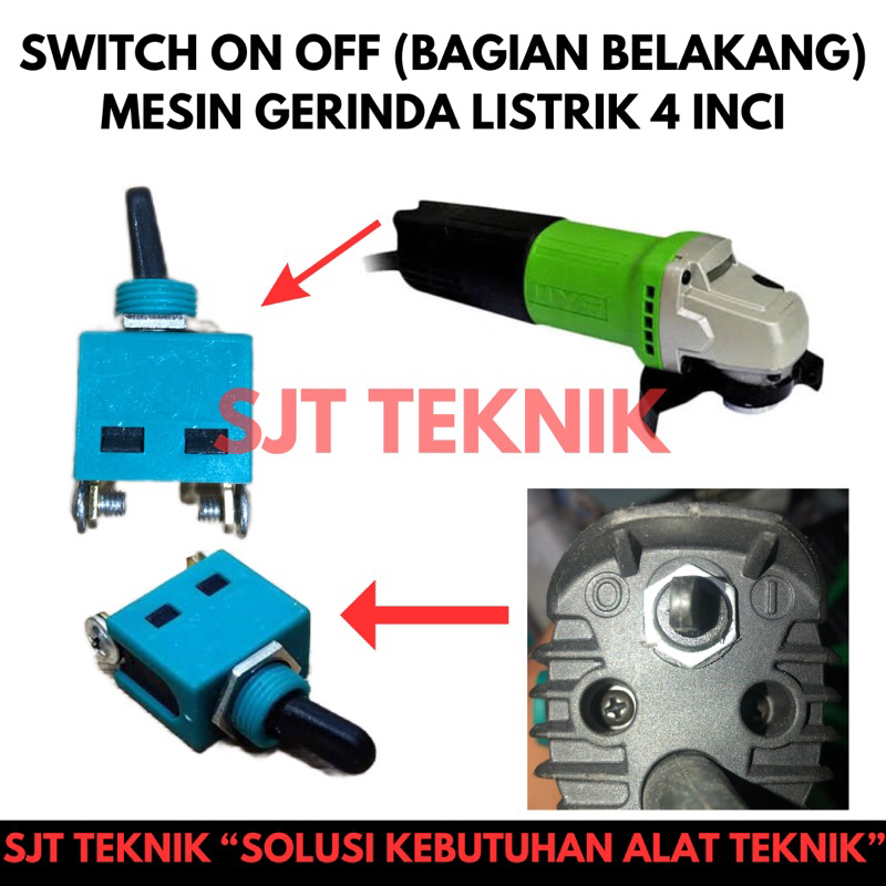 Jual saklar on off kontak saklar hidup mati gerinda listrik 4 inci ...