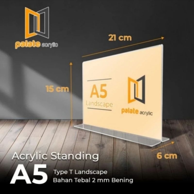 Jual Frame Bingkai Menu, Kantor, Qris Modern A5 | Shopee Indonesia