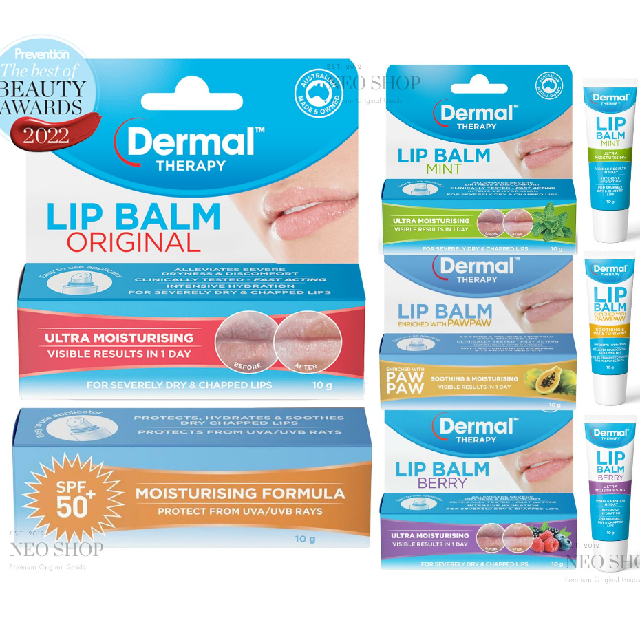 Jual Dermal Therapy Lip Balm for severely dry chapped lips/ ultra