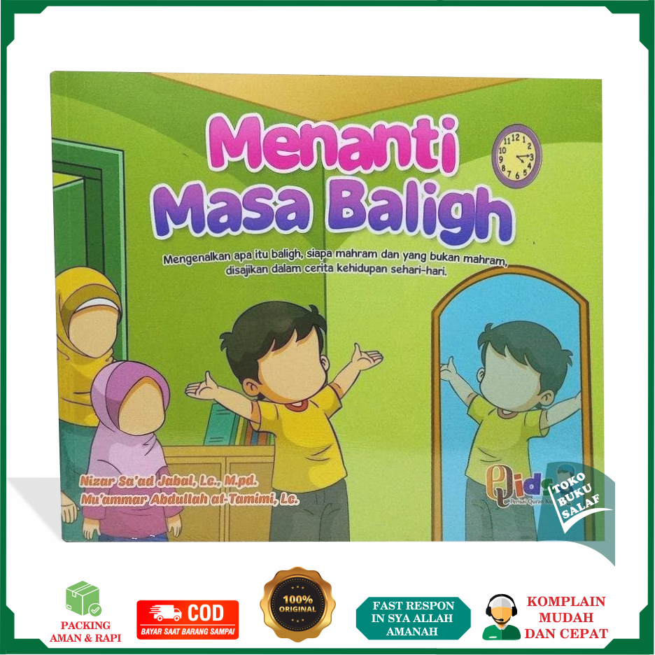 Jual Menanti Masa Baligh Mengenalkan Apa Itu Dewasa Siapa Mahram dan Yang  Bukan Mahrom Karya Nizar Saad Jabal Penerbit Perisai Quran Qids | Shopee  Indonesia