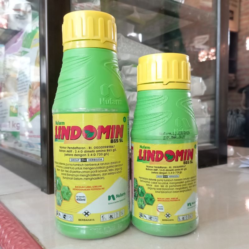 Jual LINDOMIN 865 SL 200ml - 400ml, HERBISIDA SISTEMIK PURNA TUMBUH ...