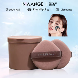 MAANGE 7 Pcs Powder Puff Air Cushion Dry Wet Dual-use Makeup Tools 2colors 1306