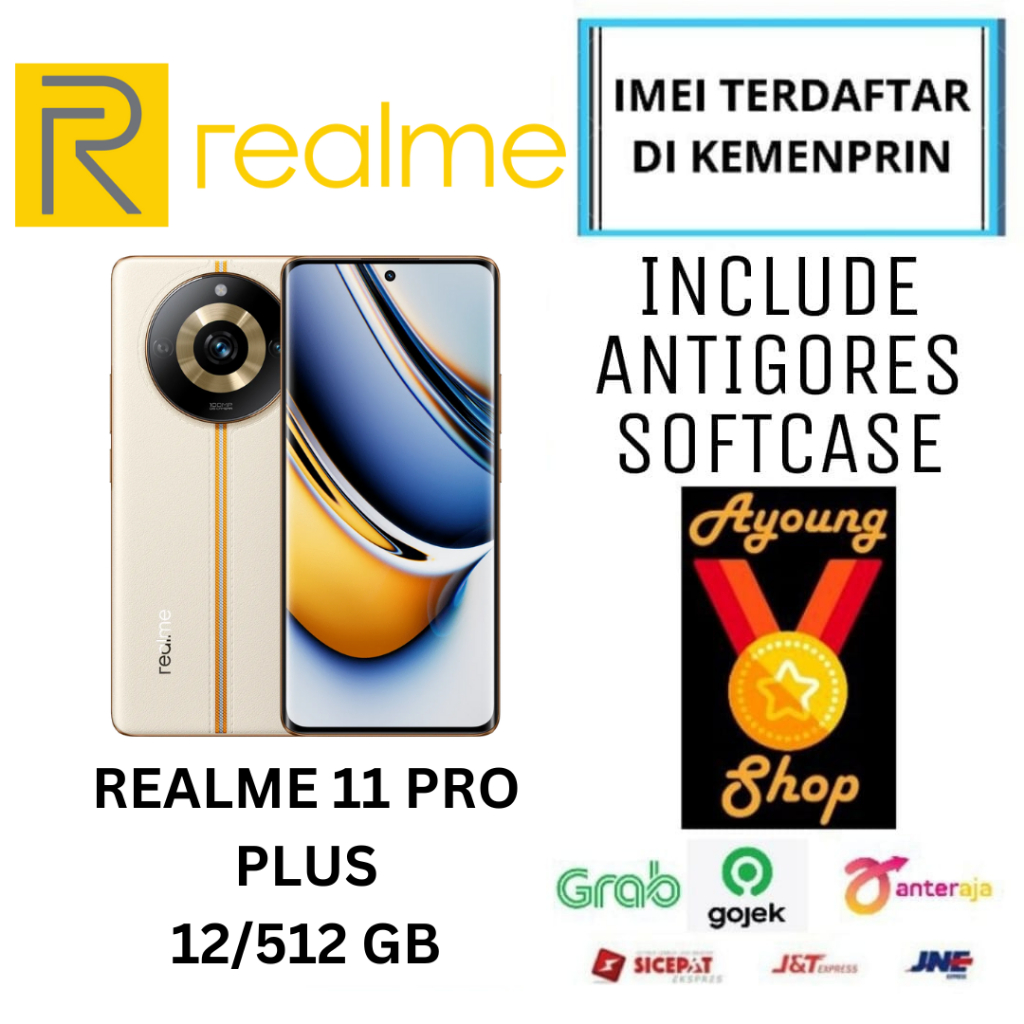 Jual Realme 11 Pro Plus 5G 12/512GB / Realme 11 Pro+ - Garansi Resmi - Kab.  Sidoarjo - Sj Tech Sidoarjo