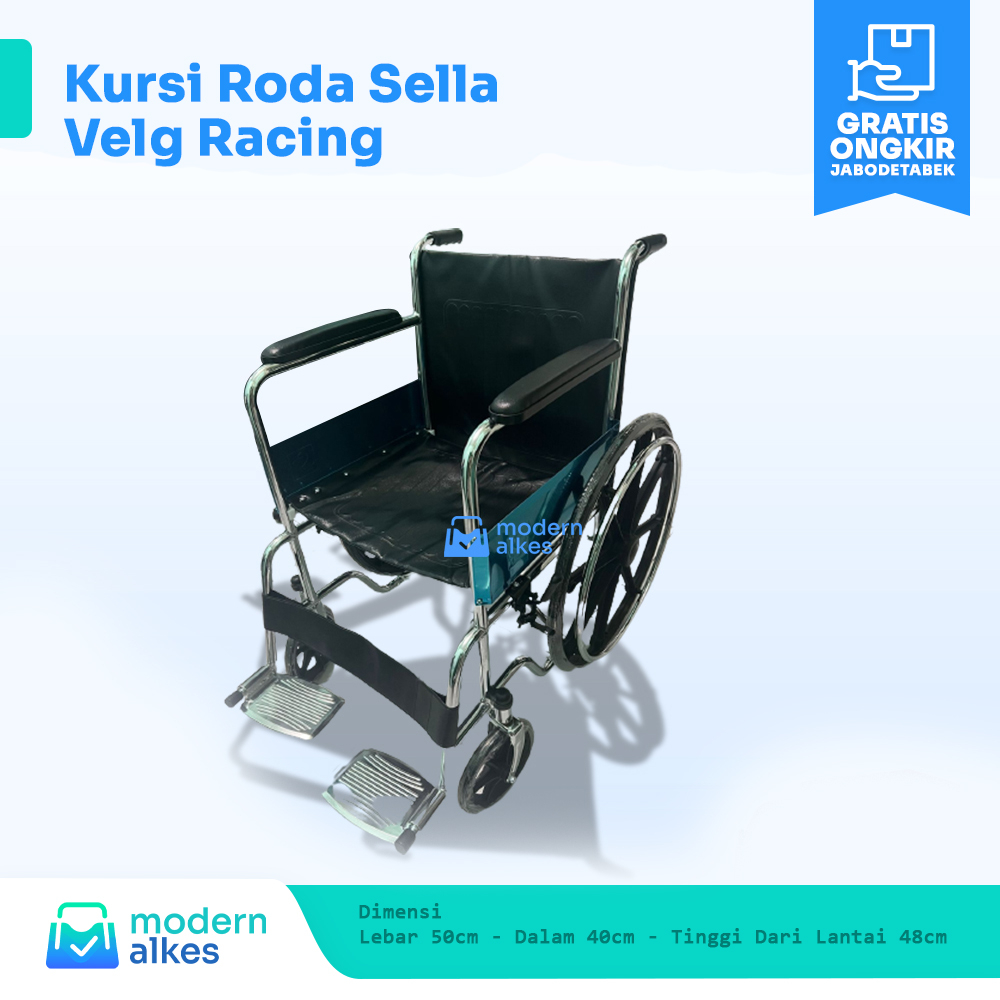 Jual Kursi Roda Sella Velg racing - Kursi Roda Lipat travelling Sella ...