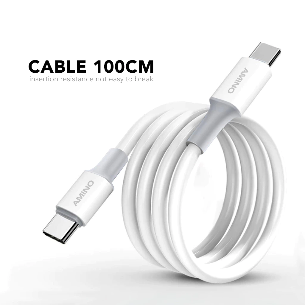 AMINO 4.5A Kabel Data Type C TO Type C Fast Charging PD QC3.0 Quick Charger