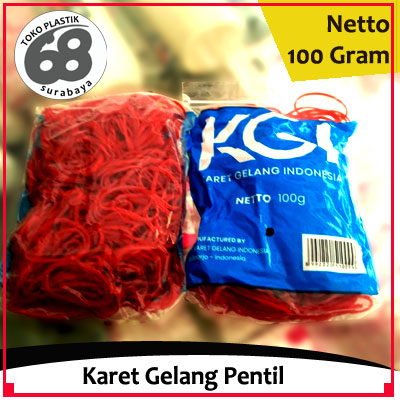 Karet Gelang Pentil Isi 100 Gram