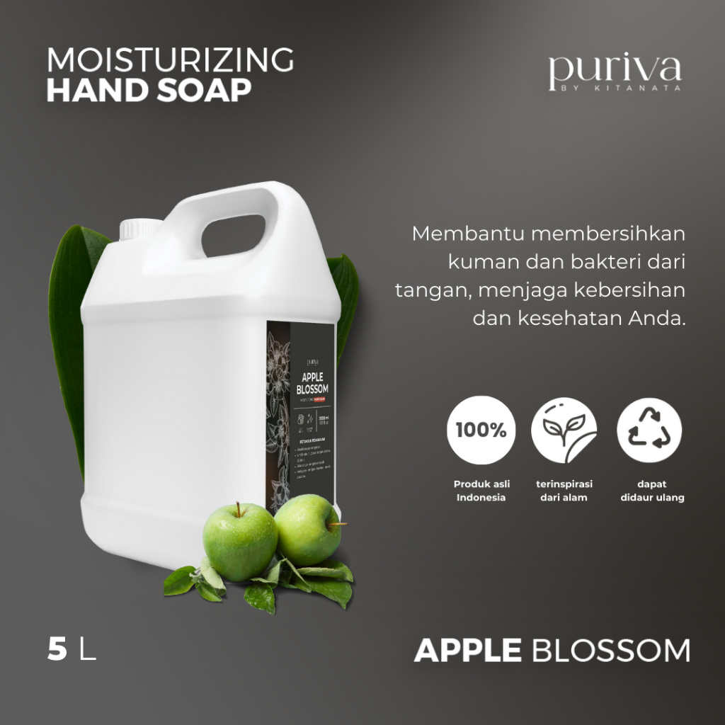 Jual Puriva Moisturizing Hand Wash Sabun Cuci Tangan Liter