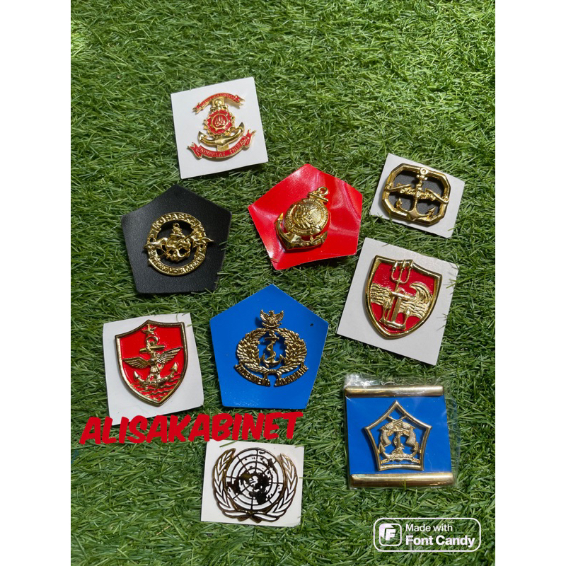 Jual Emblem Baret Tni Al Unifil Pomal Jales Marinir Kolinlamil Kopaska