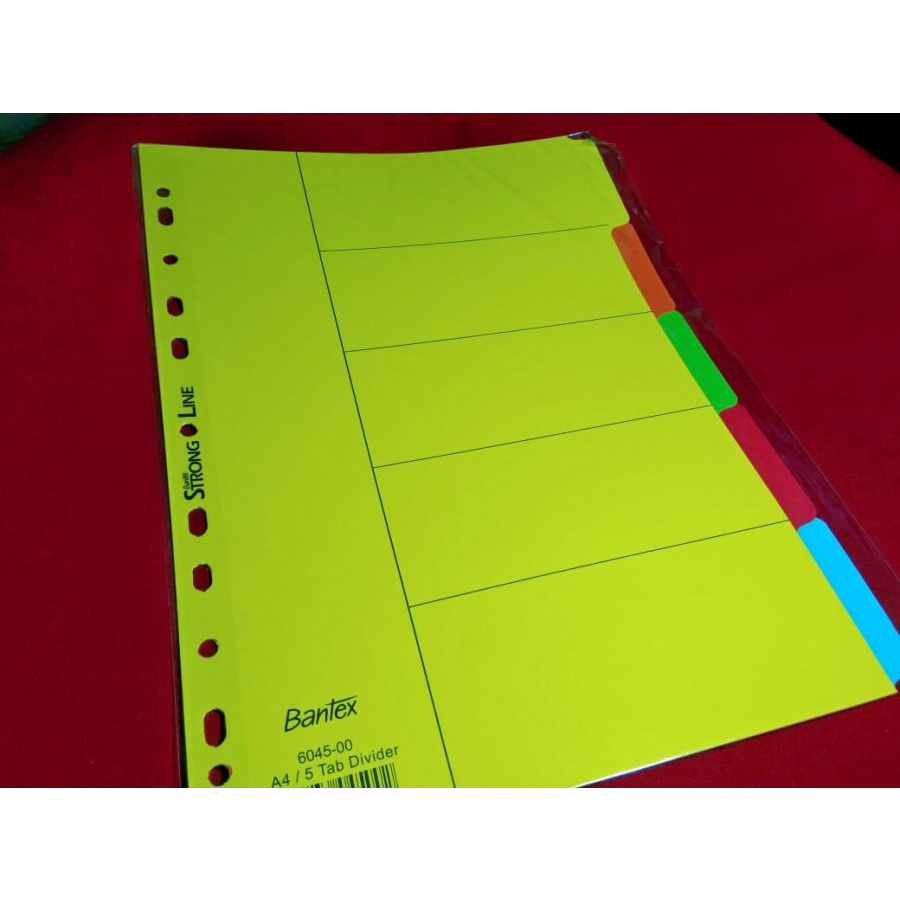 Jual TBMO CARTON DIVIDER A4 5 DIVIDERS 6045 00 BANTEX | Shopee Indonesia