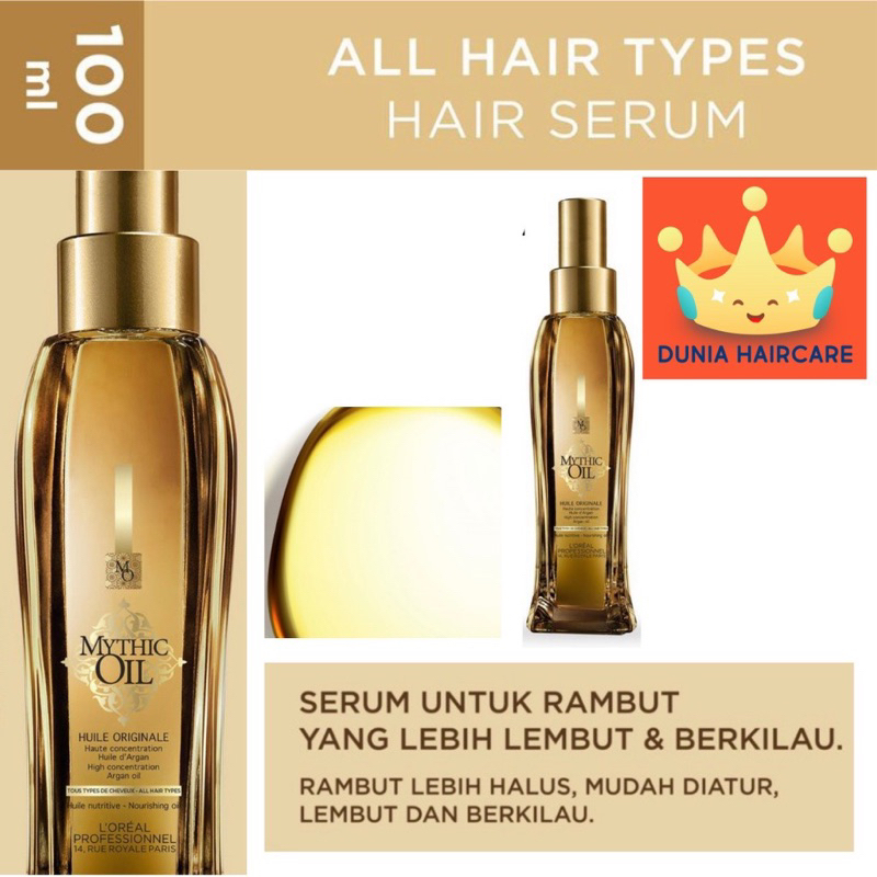 Jual Mythic Oil Loreal Mythic Oil Hair Serum 100 Ml Loreal Professionnel Mythic Oil Hair 6010