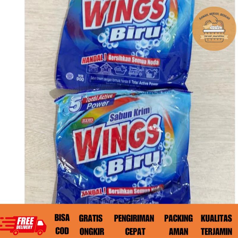 Jual SABUN COLEK WINGS BIRU 5 PCS | Shopee Indonesia