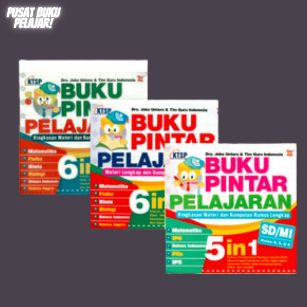 Jual Buku Pintar Pelajaran Sd Mi 5 In 1 And Buku Pintar Pelajaran Smp 6