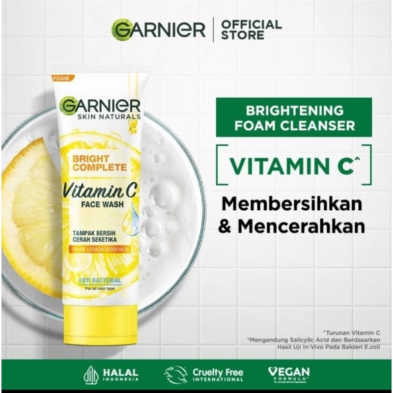 Jual Garnier face wash 100 ml Shopee Indonesia