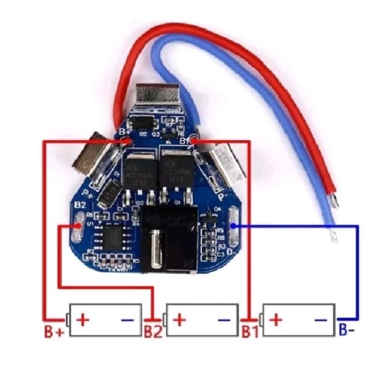 Jual BMS Cordless Drill 2 Mosfet 12V 3 Seri Shopee Indonesia