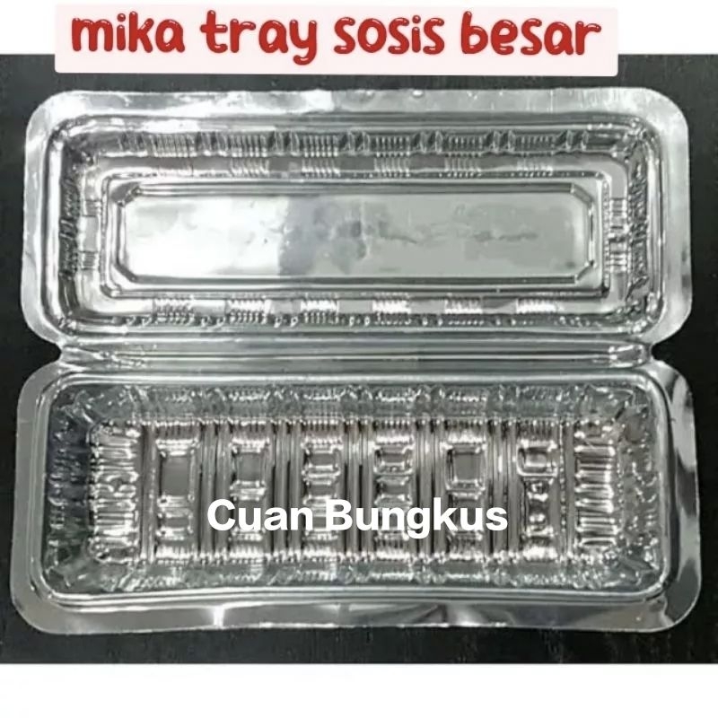 Jual Mika Sosis BESAR,Mika roti Hotdog Isi 50PCS Warna Bening | Shopee ...
