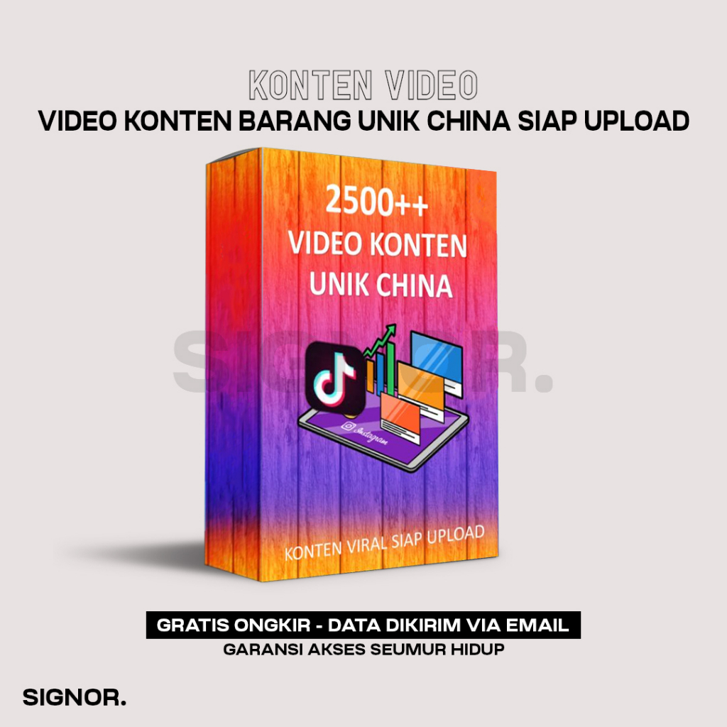 Jual V24 2500 Video Konten Barang Unik China Cocok Untuk Affiliasi Barang Affiliate Marketing 7312