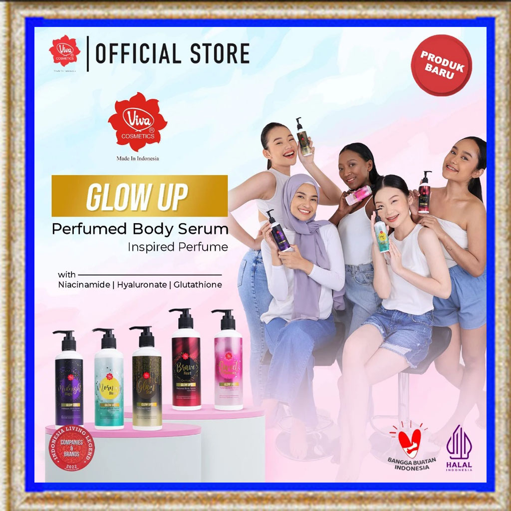 Jual Viva Glow Up Perfumed Body Serum with NIACINAMIDE, Glutathione
