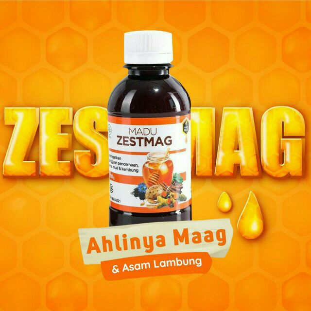 Jual Resmi Asli Madu Zestmag Original Obat Herbal Asam Lambung Maag