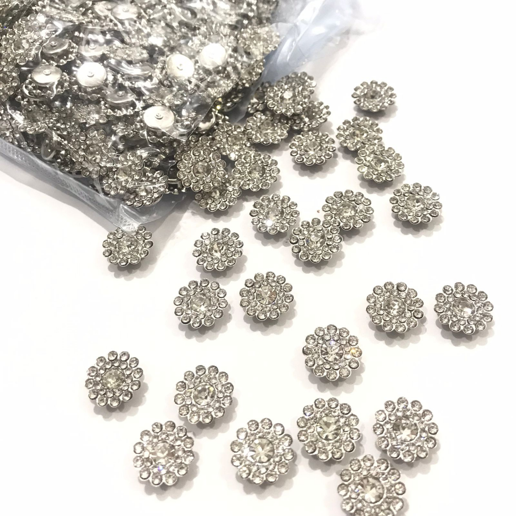 Jual DIAMOND CANGKANG BUNGA 14mm isi -+500bj (termurah) *G2714 | Shopee ...
