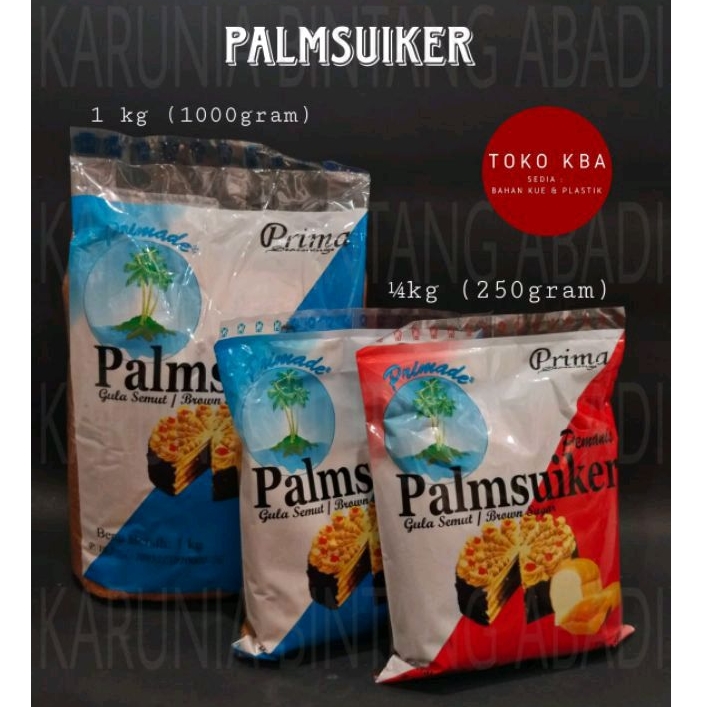 Jual Palmsuiker Palm Sugar Prima Bubuk Gula Aren Merah Kemasan Biru