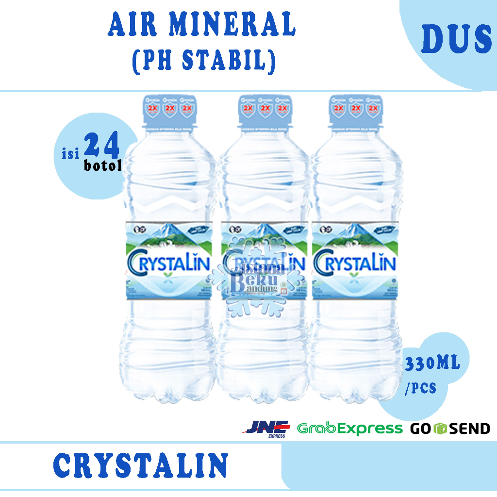 Jual Crystalin Botol 330ml (Karton) | Shopee Indonesia