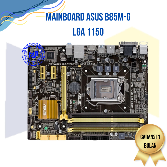 Jual Mainboard Asus B85 LGA 1150 Haswell - DDR3 - B85M-G/B85M-E ...