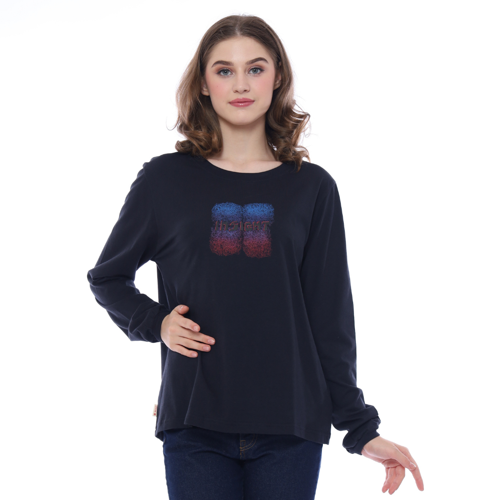 Ecotonique Crop Tee Imelda Kaos Lengan Panjang Wanita main image 1