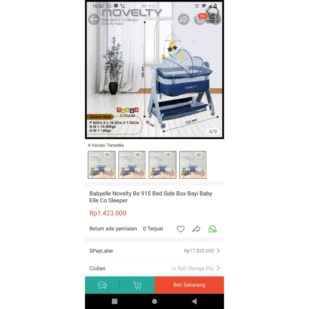 Jual BOX BAYI / BABY BOX / BED SIDE BOX / Soldout Shopee Indonesia