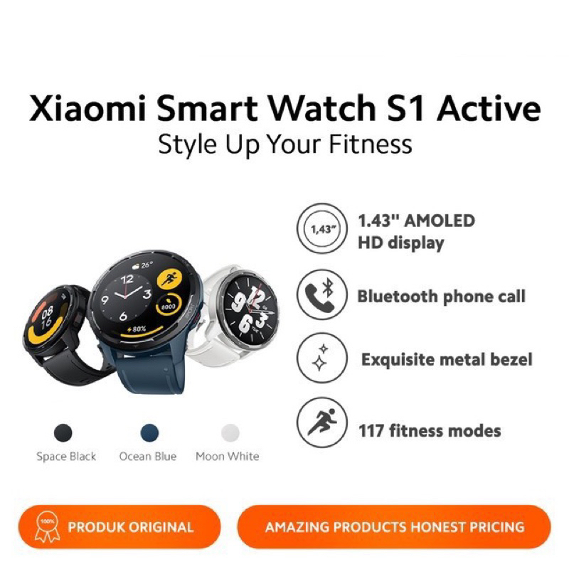 Smart Watches Mi Watch Nfc Jual Mi Watch S1 Active Sport AMOLED