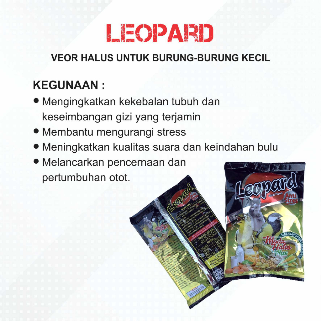 Jual LEOPARD MADU KUNING VOER HALUS MAKAN BURUNG KECIL PALING LARIS ...