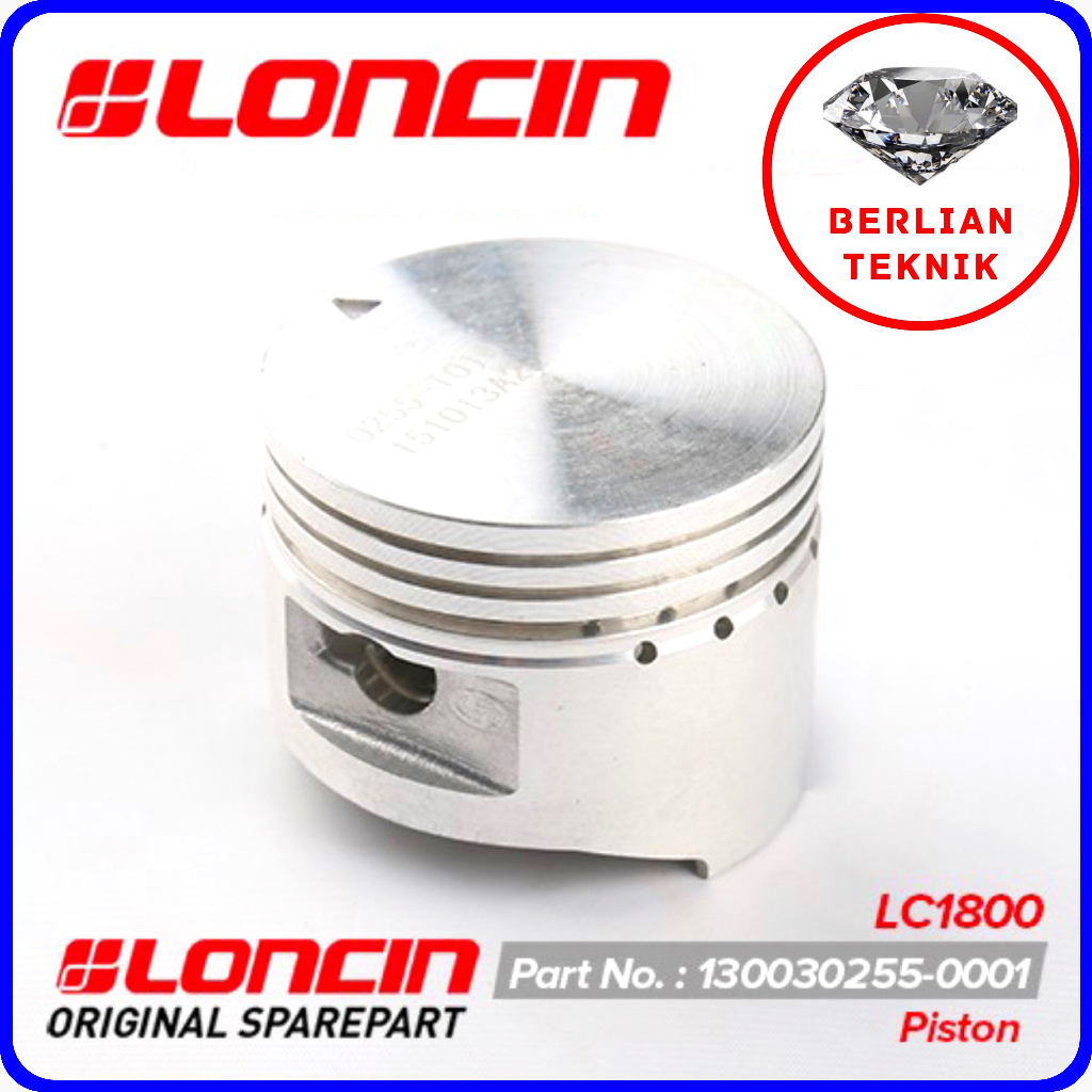 Jual Piston Assy Generator Loncin LC 1800 | Shopee Indonesia