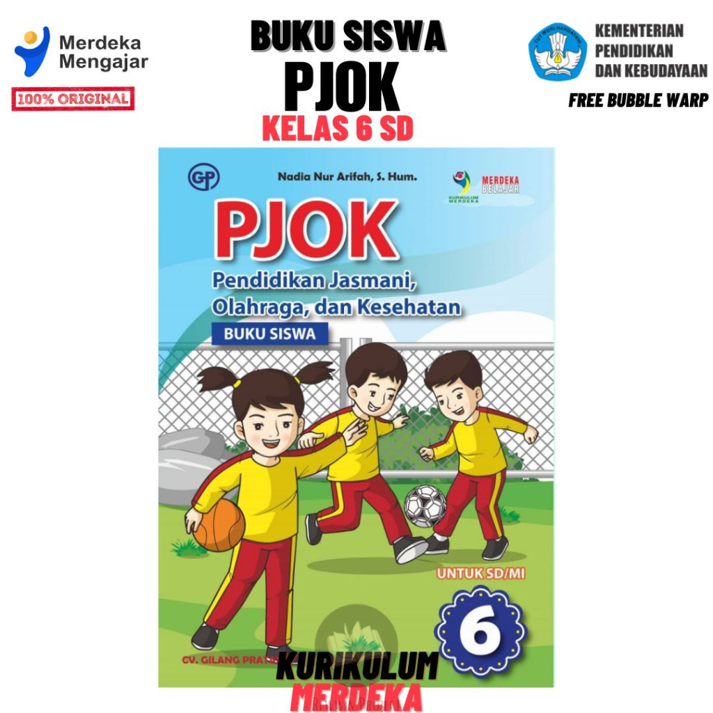 Jual Buku PJOK GP Kelas 6 SD Kurikulum Merdeka | Shopee Indonesia