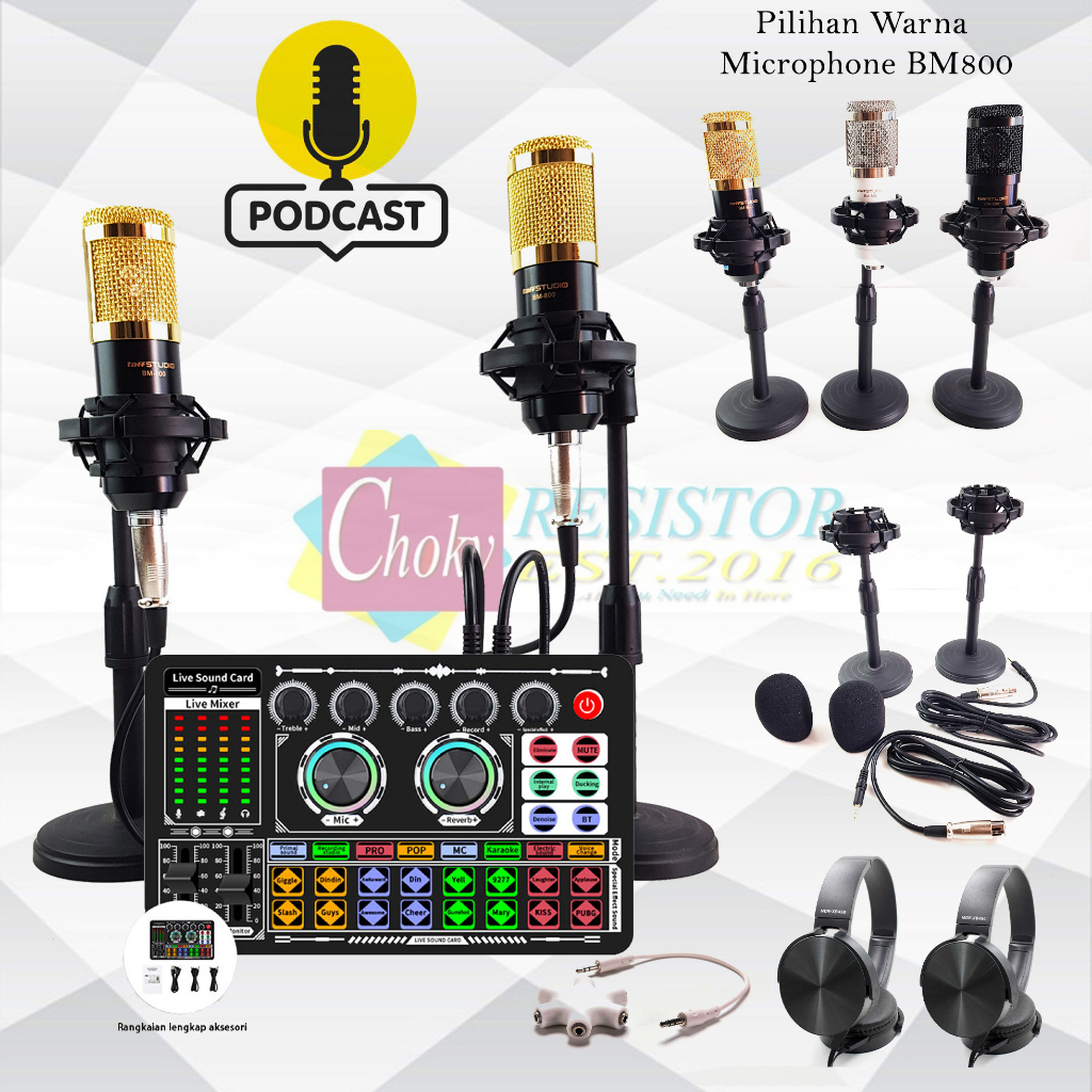 Headphone discount untuk podcast