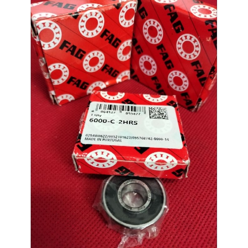 Jual Bearing 6000 2RS / 6000 2RS C3 FAG ORIGINAL | Shopee Indonesia