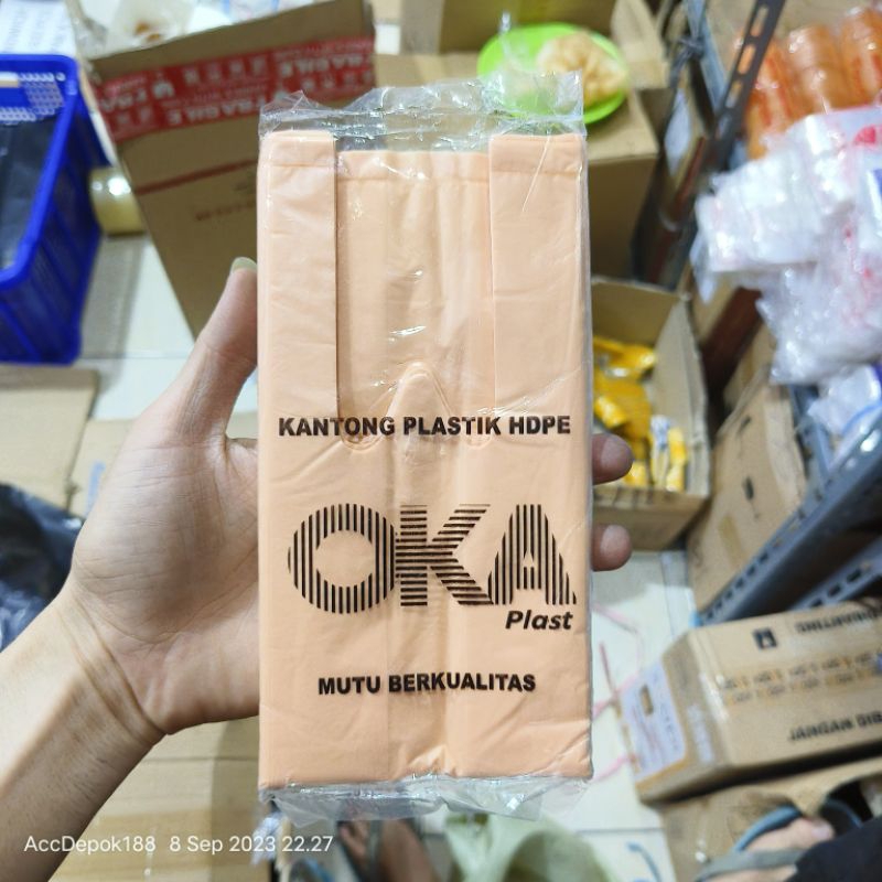 Jual Kantong Gelas Plastik Hd Jus Oz X Ukuran Gelas Shopee