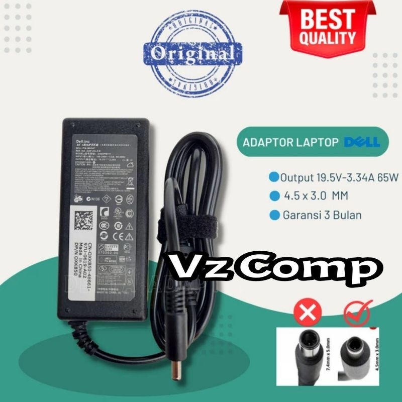 Genuine Ac Adapter 45W 19.5V 2.31A Caricatore Del Computer Portatile Per Dell Inspiron 15 5000 5555 5558 5559 5565 5567 5568 5578 5570 XPS 13 9333 - Foto 14