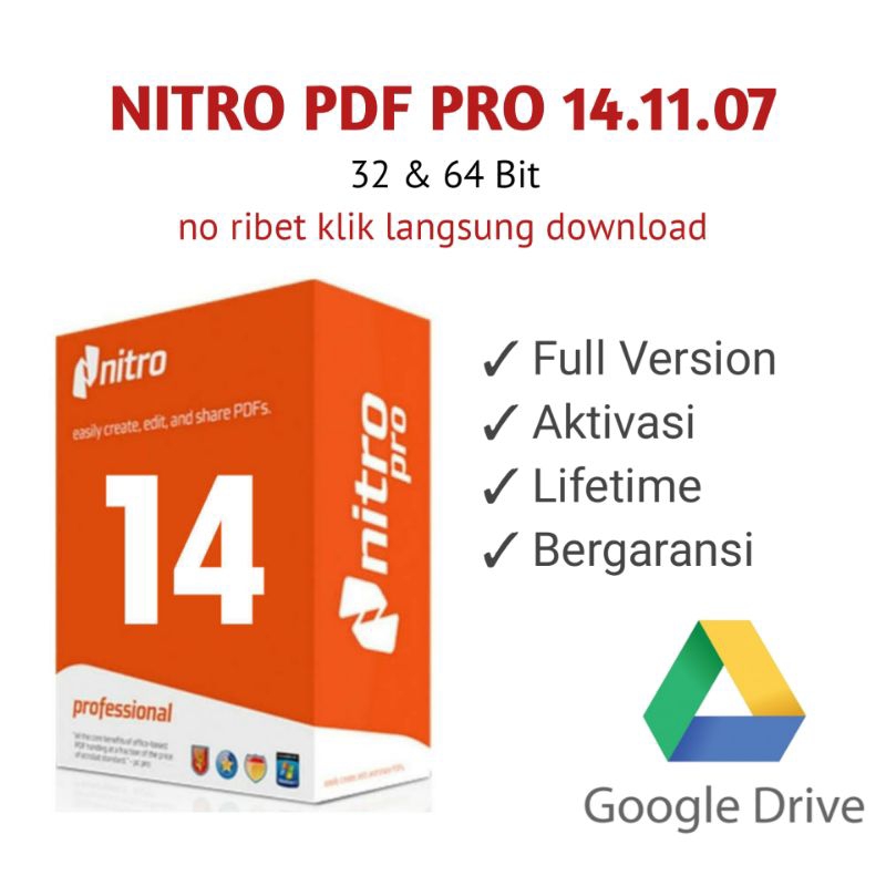 Jual Nitro PDF Pro 14 Windows 32/64 Bit | Shopee Indonesia