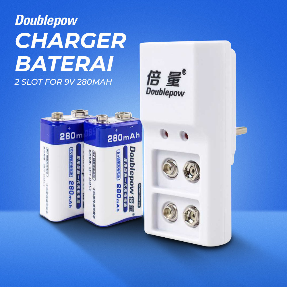 Jual Doublepow Charger Baterai Slot For V Pcs Batttery Shopee