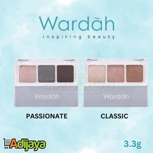 Jual Wardah EyeXpert Eyeshadow 3 Warna Intense Yang Tahan Lama