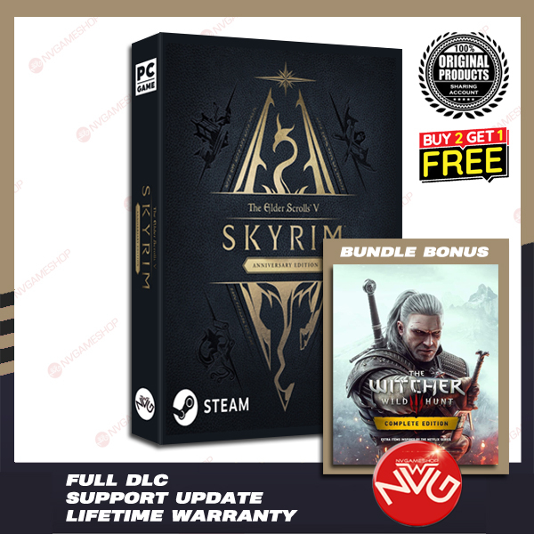 Jual The Elder Scrolls V Skyrim Anniversary Edition PC Original ...