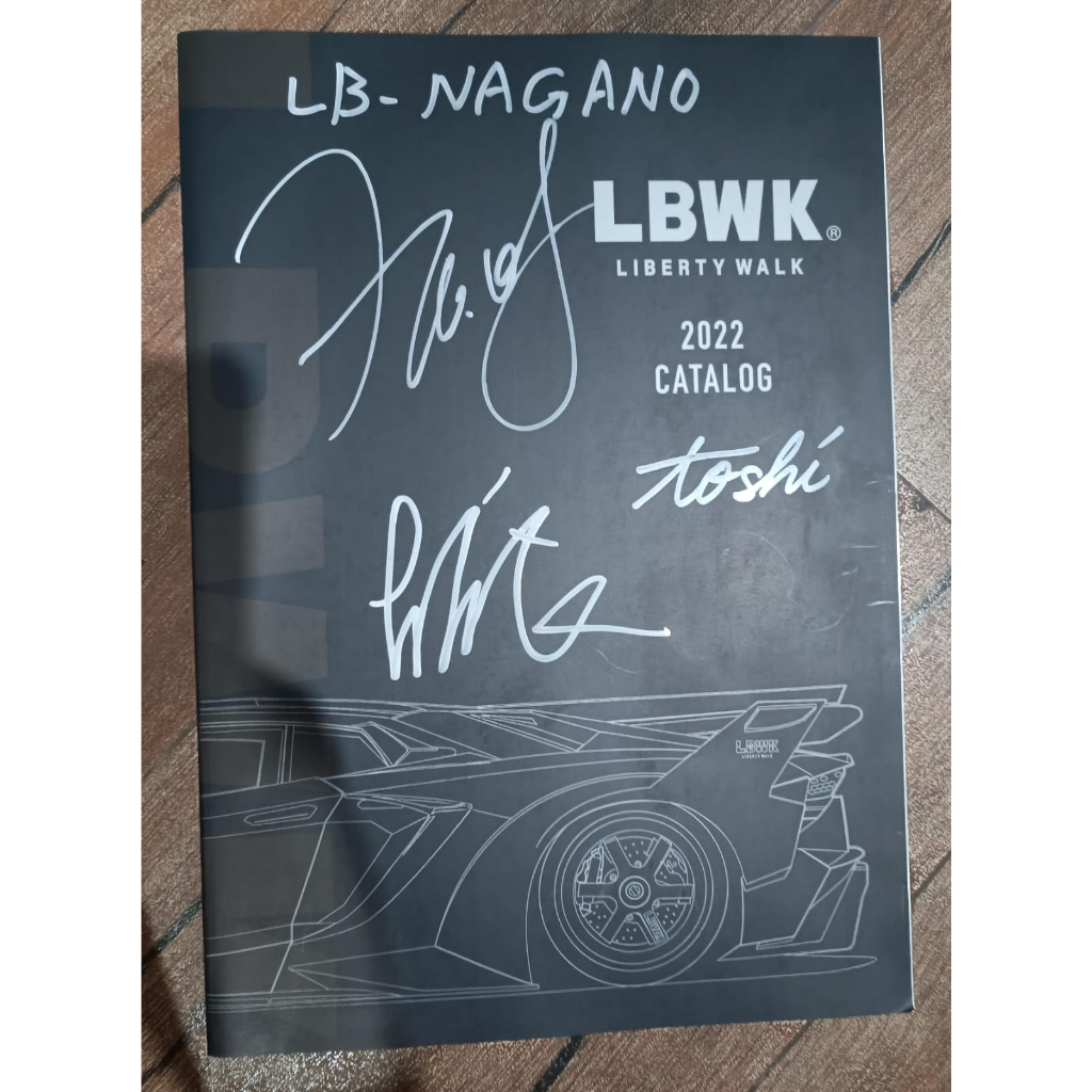 Jual Liberty Walk LBWK Catalog Book 2022 With Signature LB Nagano ...
