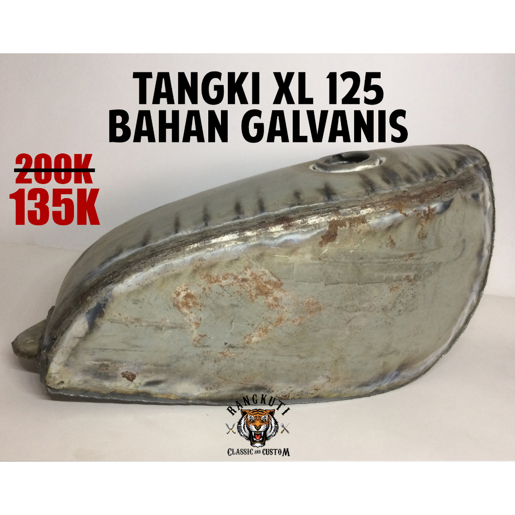 Jual Tangki Custom mentah Japstyle Chopper Bobber Trail Vintage Honda ...