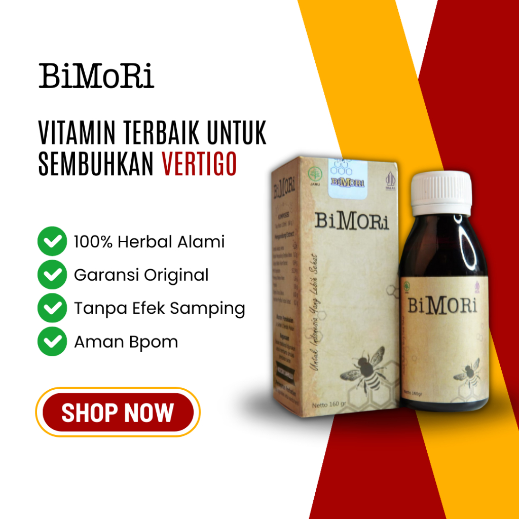 Jual bimori vitamin vertigo herbal stroke untuk atasi bells palsy