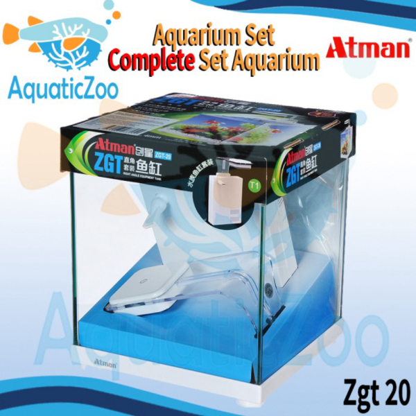 Jual Jual Atman ZGT-20 Aquarium 20cm Full Complete Set Lampu Filter ...