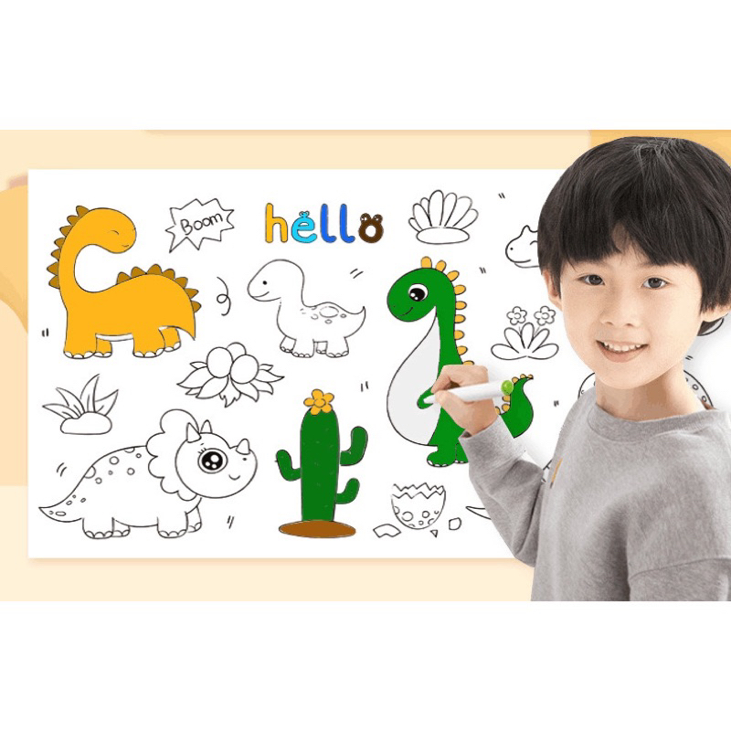 Jual Poster Mewarnai Jumbo Untuk Anak / Kertas Mewarnai Besar / Giant