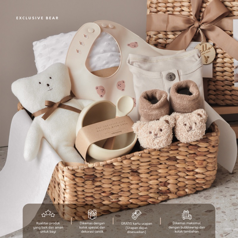 Jual Exclusive Baby Gift Set | Kado Lahiran Bayi | Newborn Gift Set ...