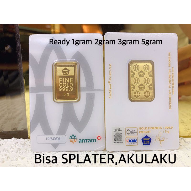 Jual Lm Antam Gr Logam Mulia Antam Gram Chibi Gold Shopee