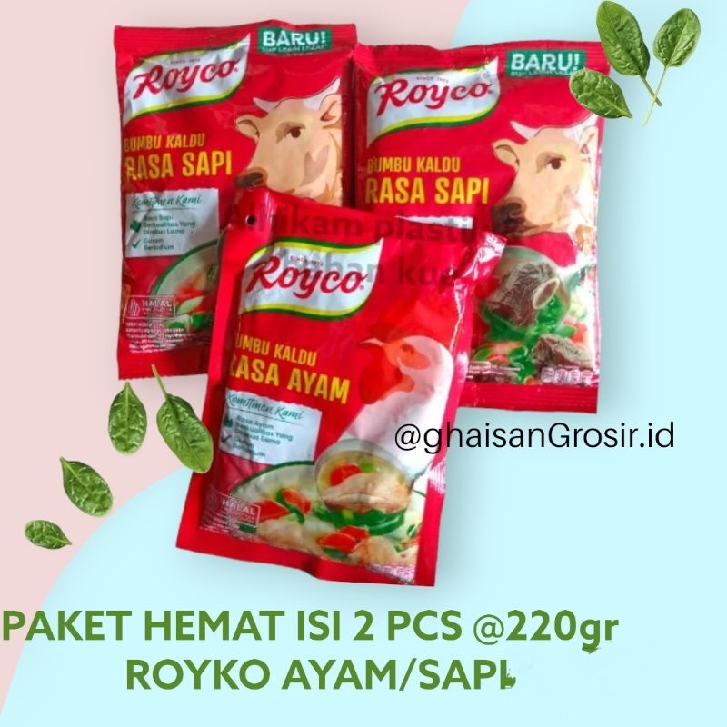 Jual PAKET HEMAT ISI 2PCS ROYKO AYAM/SAPI 220 Gr | Shopee Indonesia