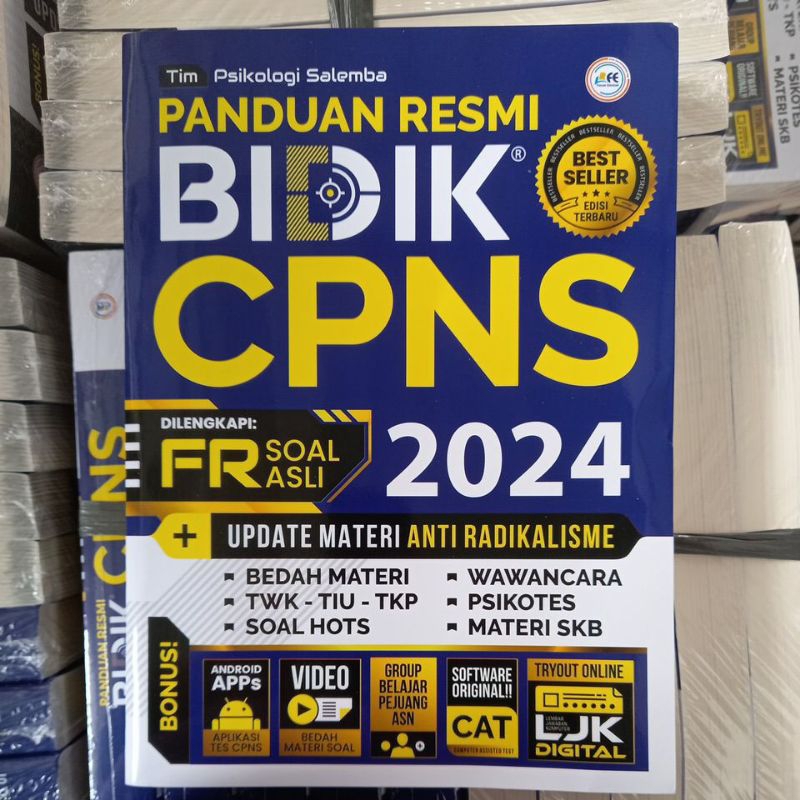 Jual Buku PANDUAN RESMI BIDIK CPNS 2024 + UPDATE MATERI ANTI ...